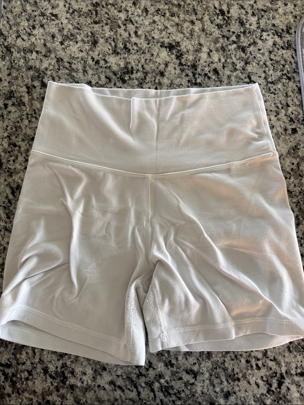 TNA High-Waist White Women’s Performance Shorts